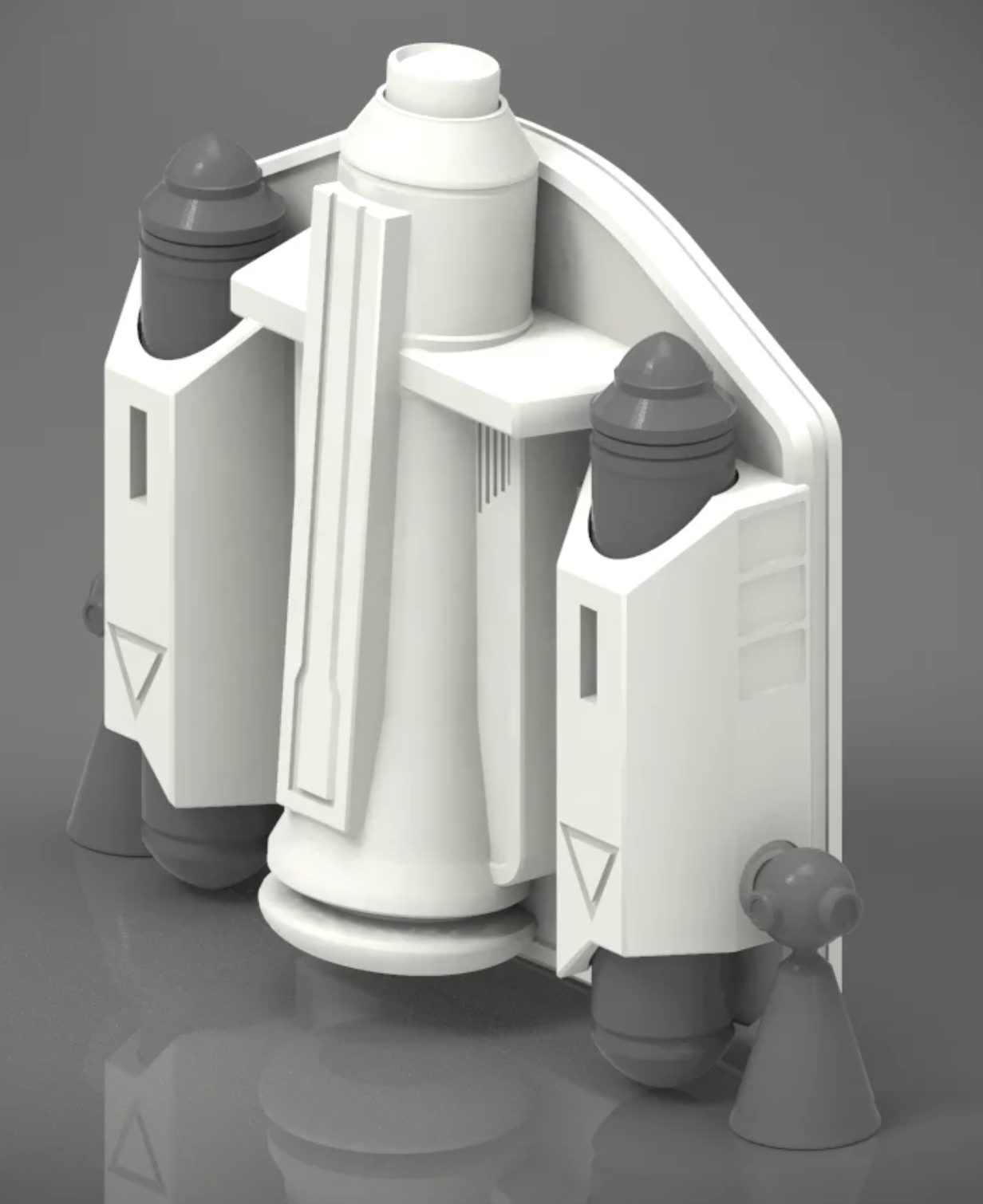 Bo Katana's Jetpack- STAR WARS The Mandalorian- 3D 1:1 printed model