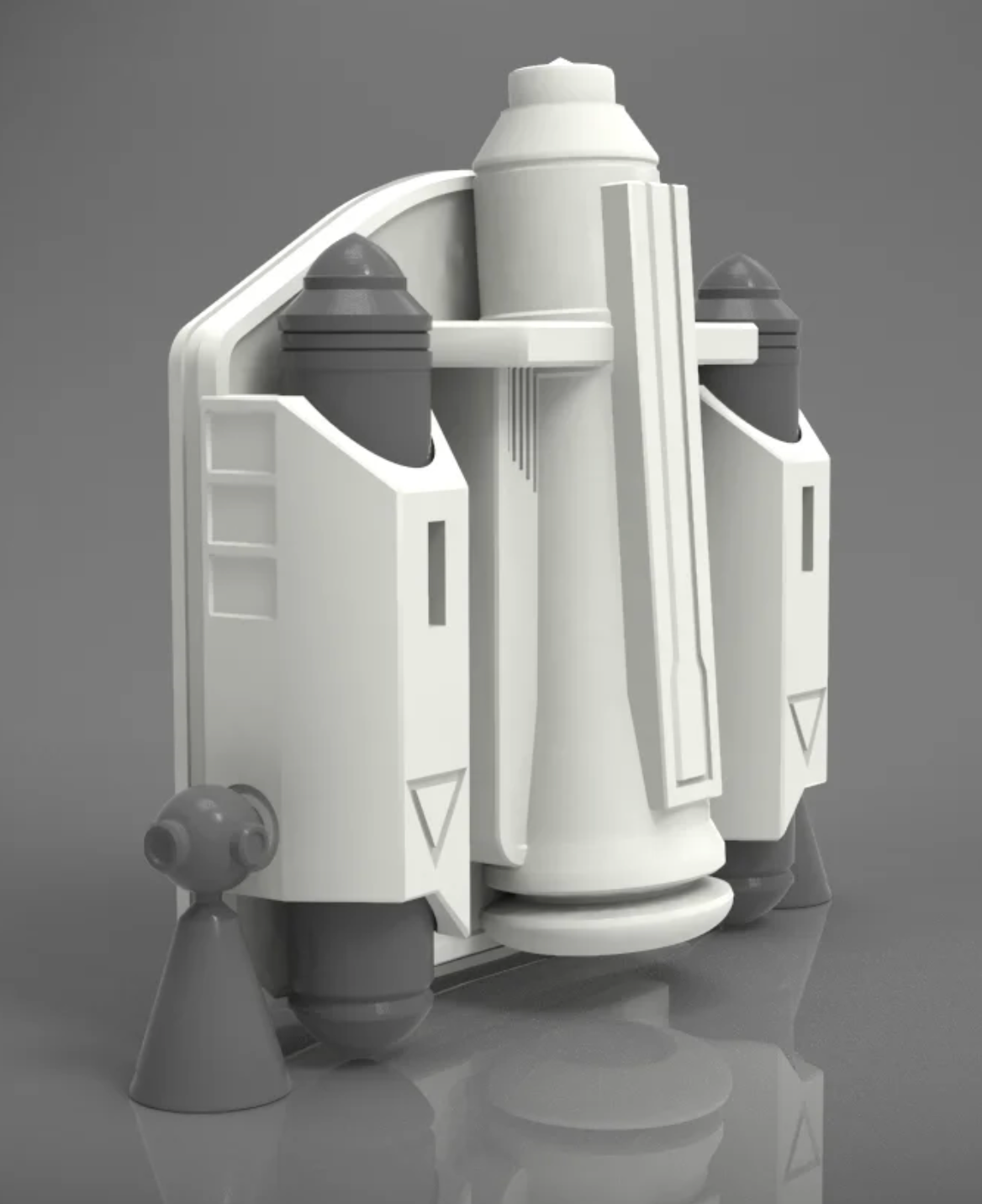 Bo Katana's Jetpack- STAR WARS The Mandalorian- 3D 1:1 printed model