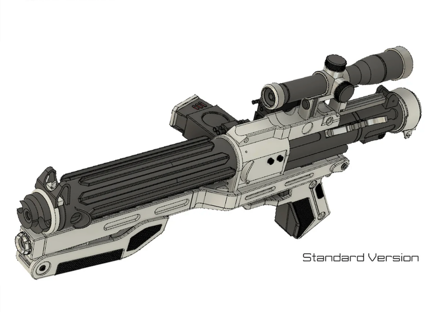 Proptronix F-11D First Order Blaster Kit Only 1:1 3D Printed Star Wars Cosplay