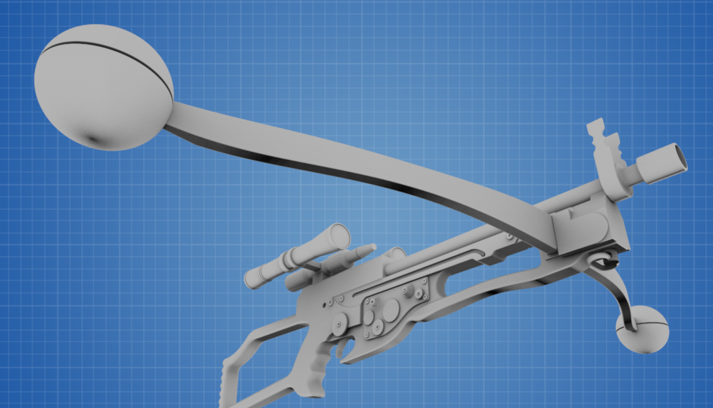 Chewbacca’s bowcaster 1:1 Scale 3D Printed Replica Prop Star Wars Cosplay