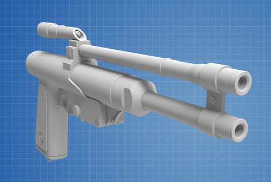 Boba Fett's Blaster Pistol - STAR WARS Custom Print - 3D 1:1 printed model (Copy) (Copy) (Copy)