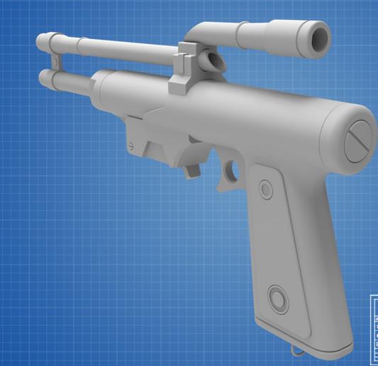 Boba Fett's Blaster Pistol - STAR WARS Custom Print - 3D 1:1 printed model (Copy) (Copy) (Copy)