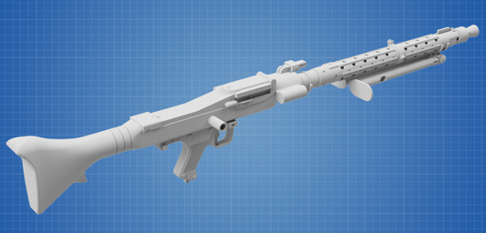DLT-19 BLASTER RIFLE - STAR WARS Custom Print - 3D 1:1 printed model (Copy) (Copy)