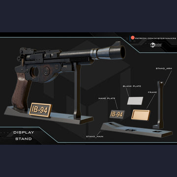IB-94 Blaster Pistol 1:1 Scale 3D Print Replica Star Wars Cosplay