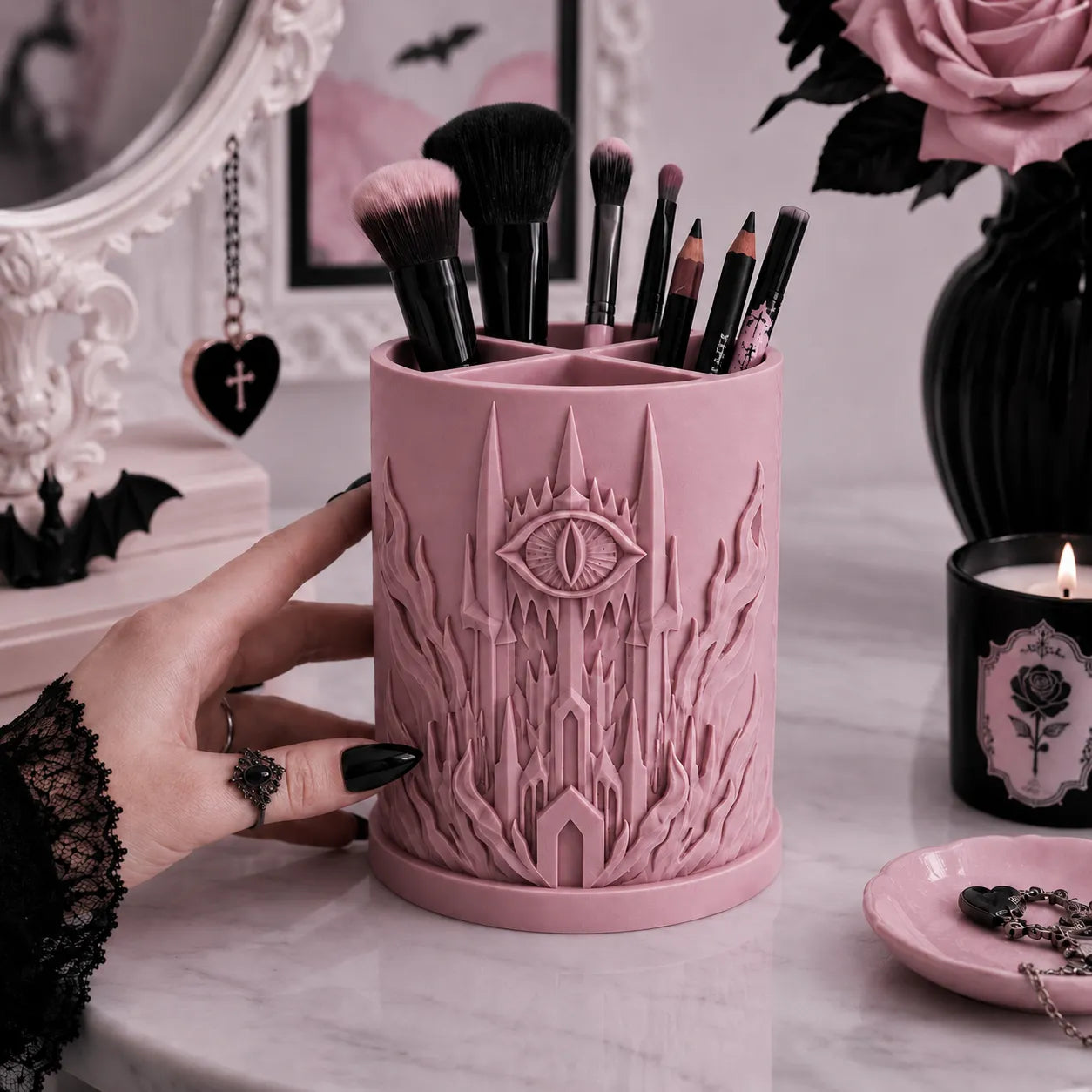 Eye of Sauron Make Up Brush Holder