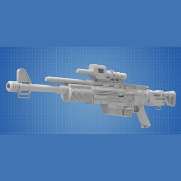 A300 BLASTER RIFLE - STAR WARS Custom Print - 3D 1:1 printed model