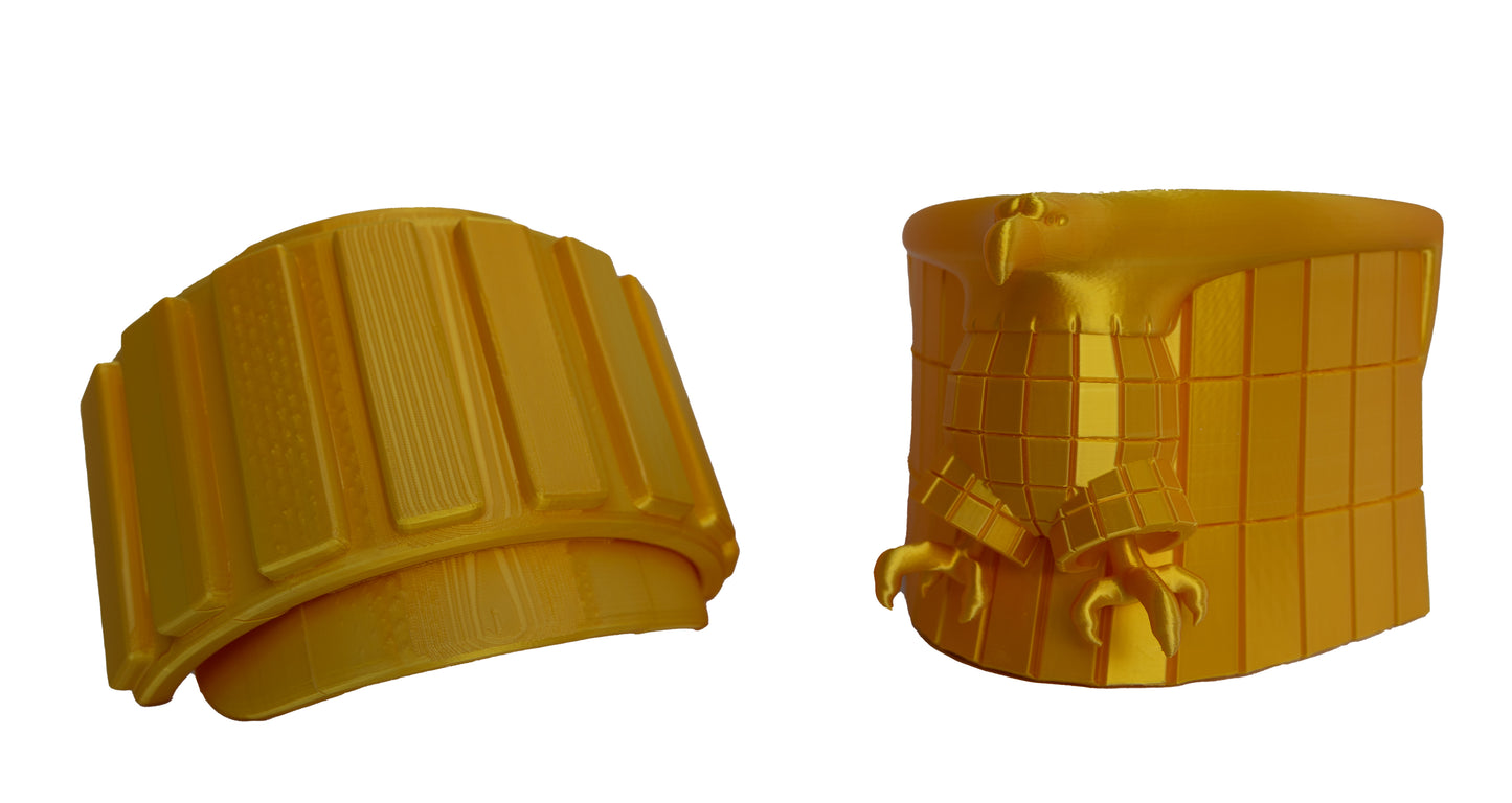 Judge Dredd Shoulder Armour 1995 3D Printed Cosplay Prop Replica (Copy)