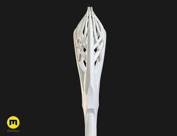 Staff of Gandalf The White n LOTR Lord OF The Rings Cosplay 1:1 Prop Unpainted