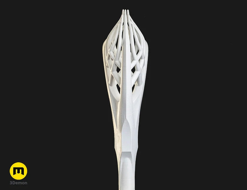 Staff of Gandalf The White n LOTR Lord OF The Rings Cosplay 1:1 Prop Unpainted