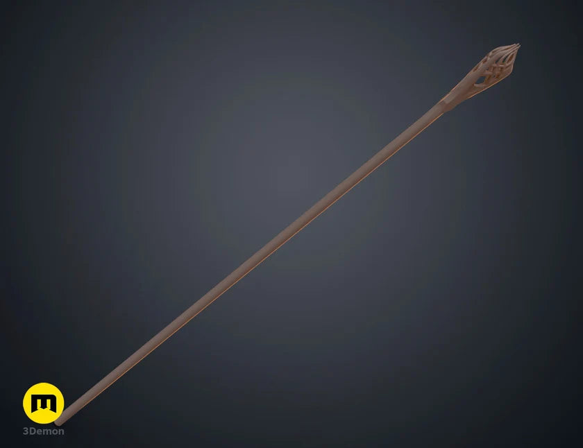 Staff of Gandalf The White n LOTR Lord OF The Rings Cosplay 1:1 Prop Unpainted