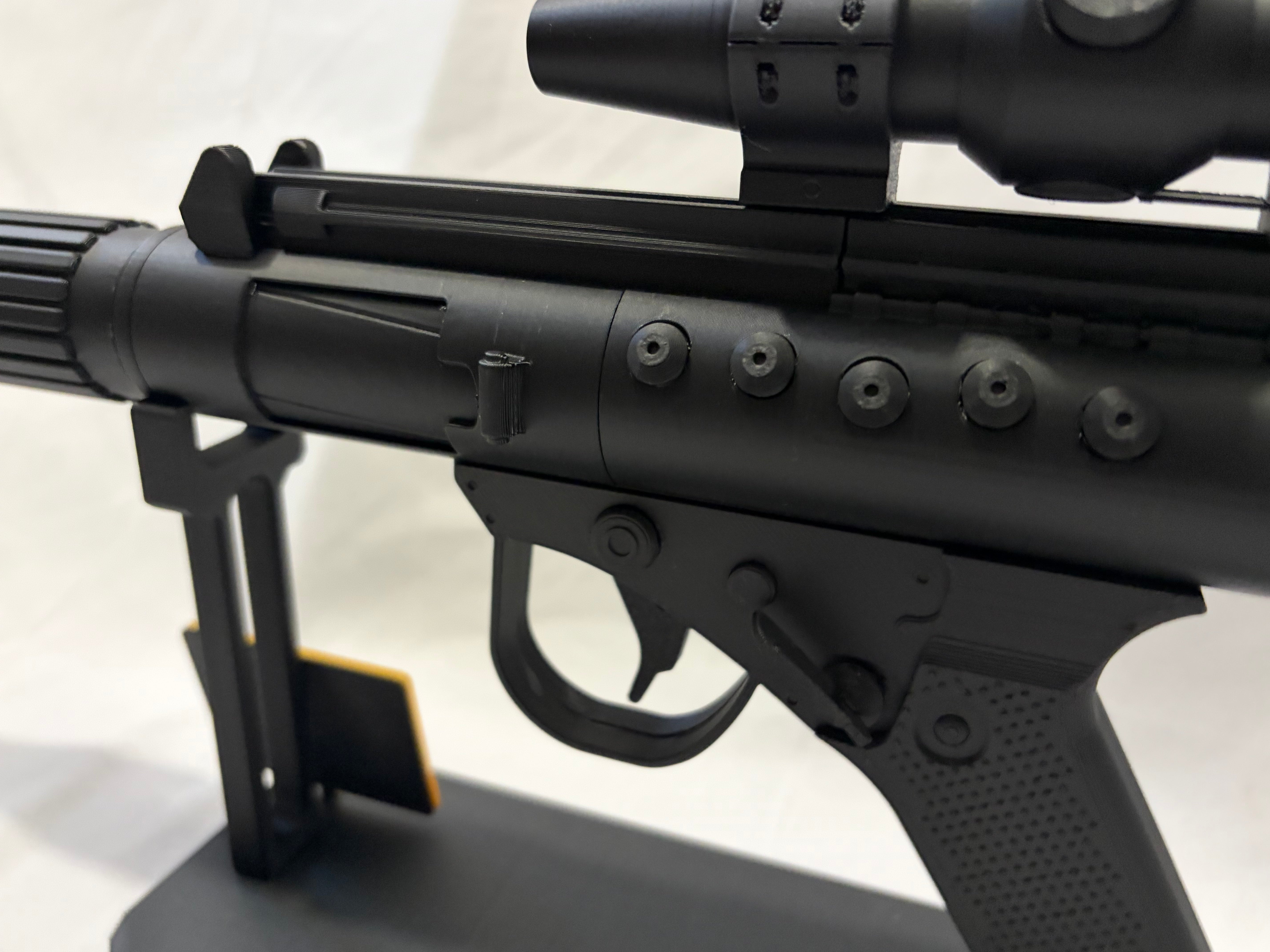 DH-17 Blaster & Stand Rebel Alliance 3D Printed Kit Star Wars 1:1 Scale Cosplay Model
