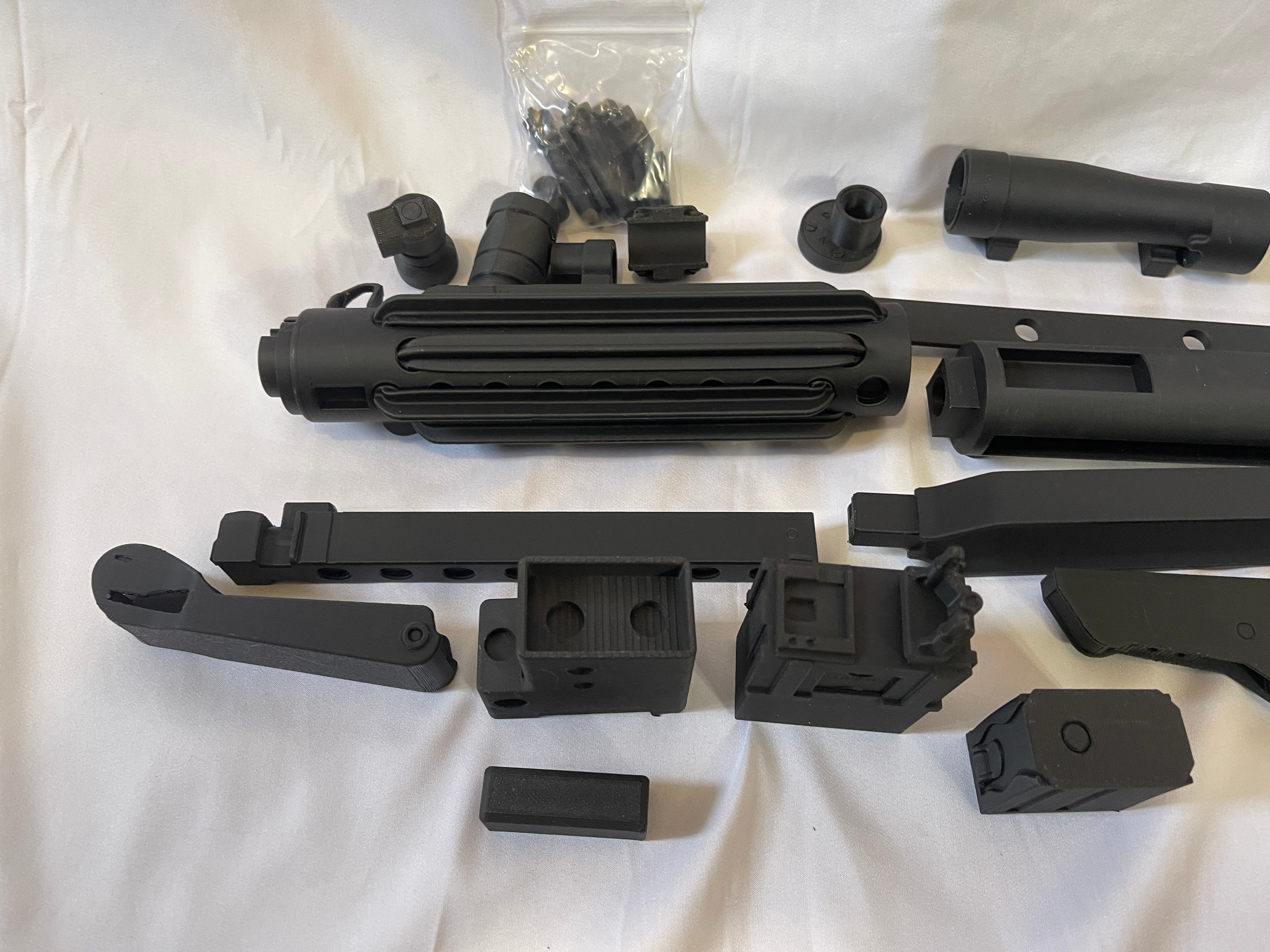 E-11 Storm Trooper Blaster WITH STAND Star Wars 1:1 3D Print Replica Cosplay