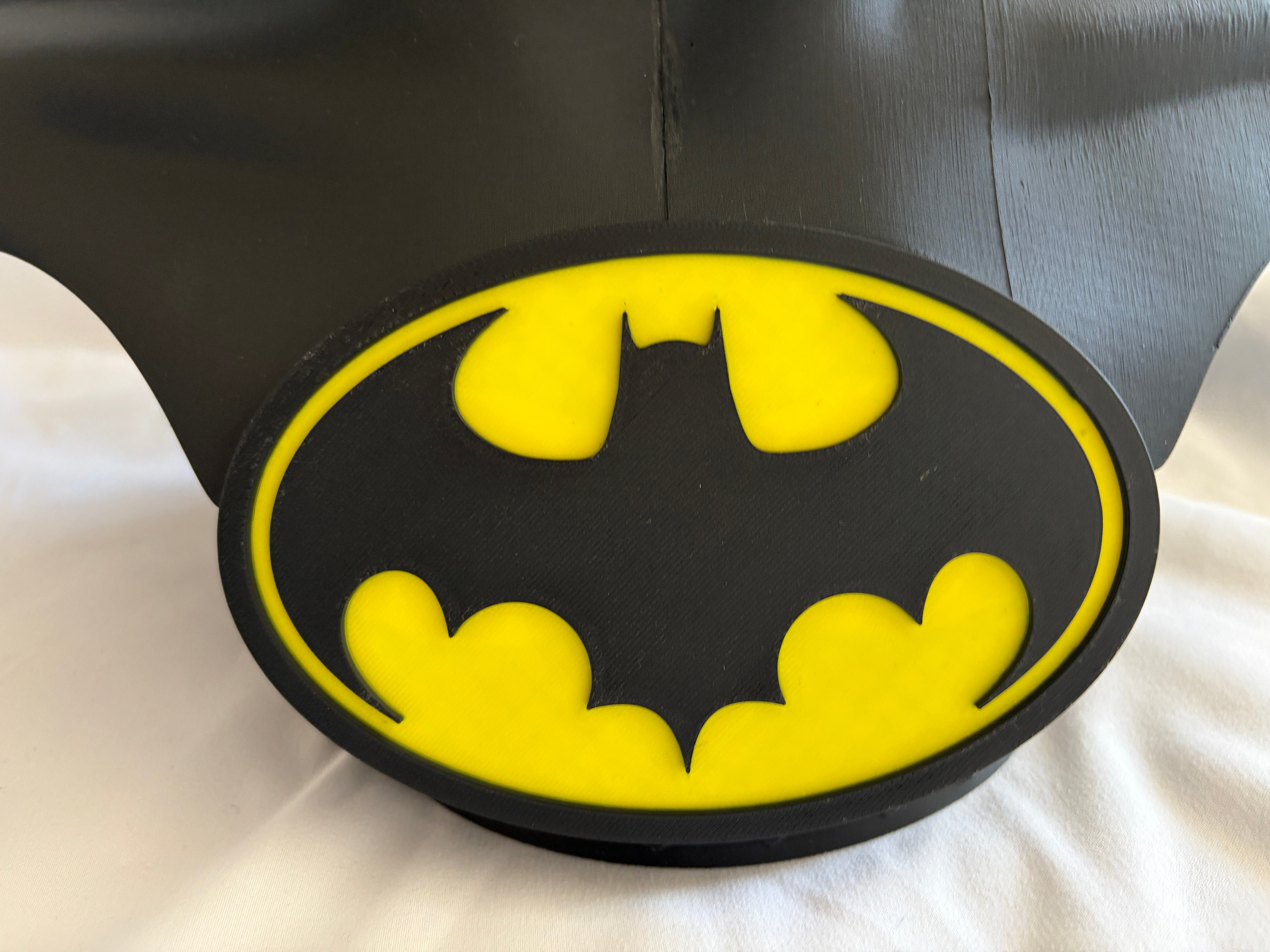 1989 Batman Cowl Life Size Bust 1:1 3D Printed