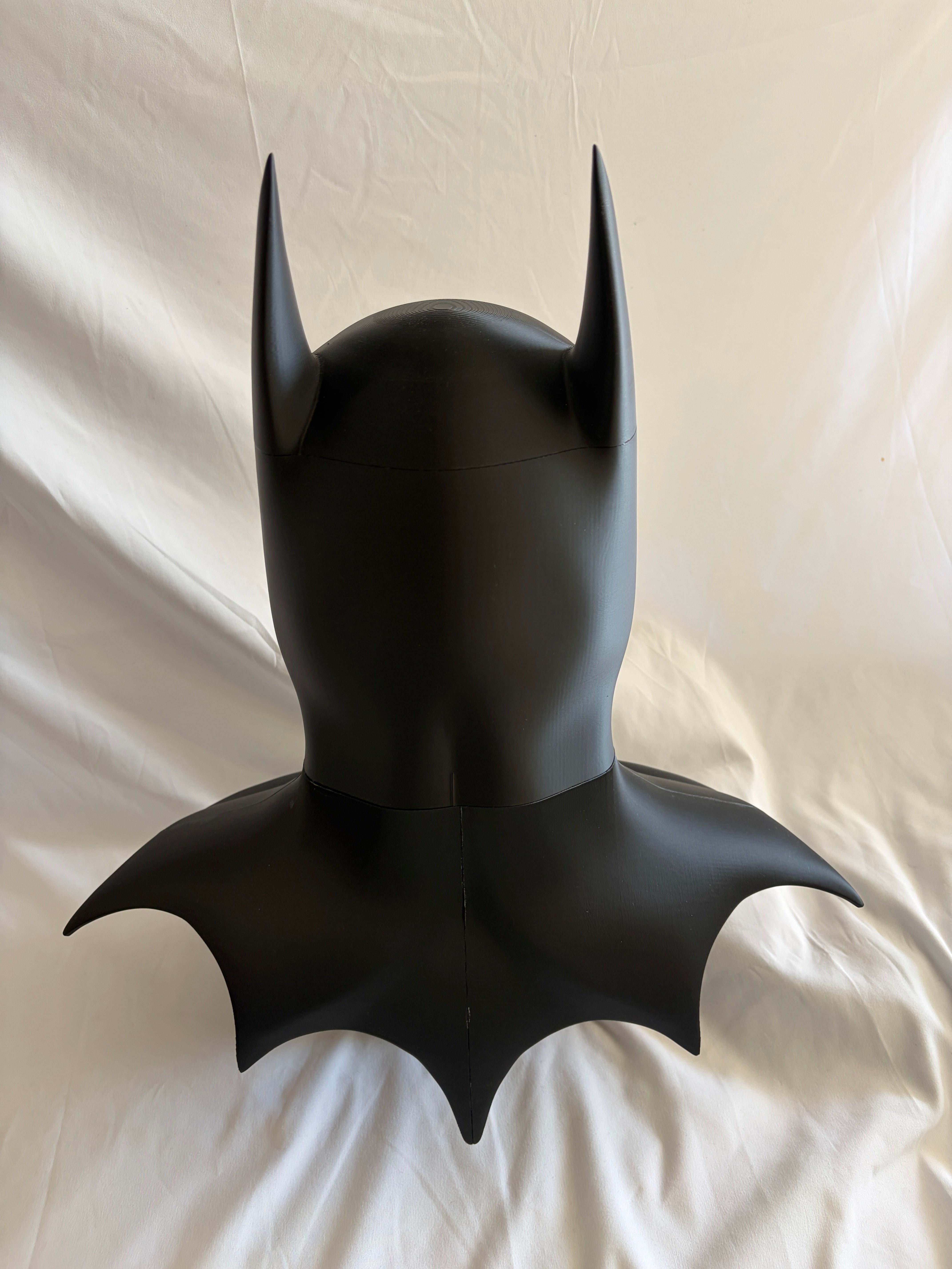 1989 Batman Cowl Life Size Bust 1:1 3D Printed