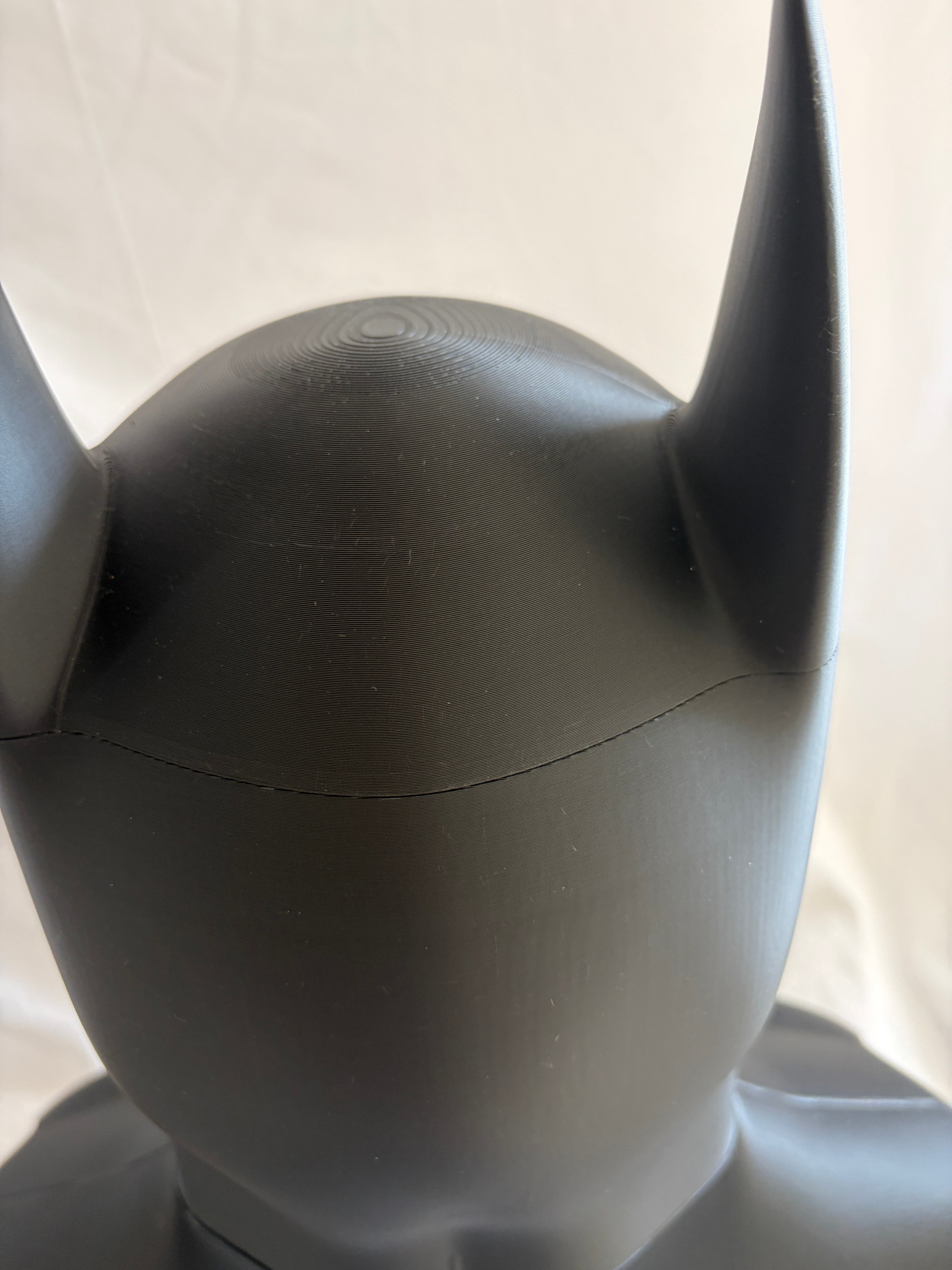 1989 Batman Cowl Life Size Bust 1:1 3D Printed