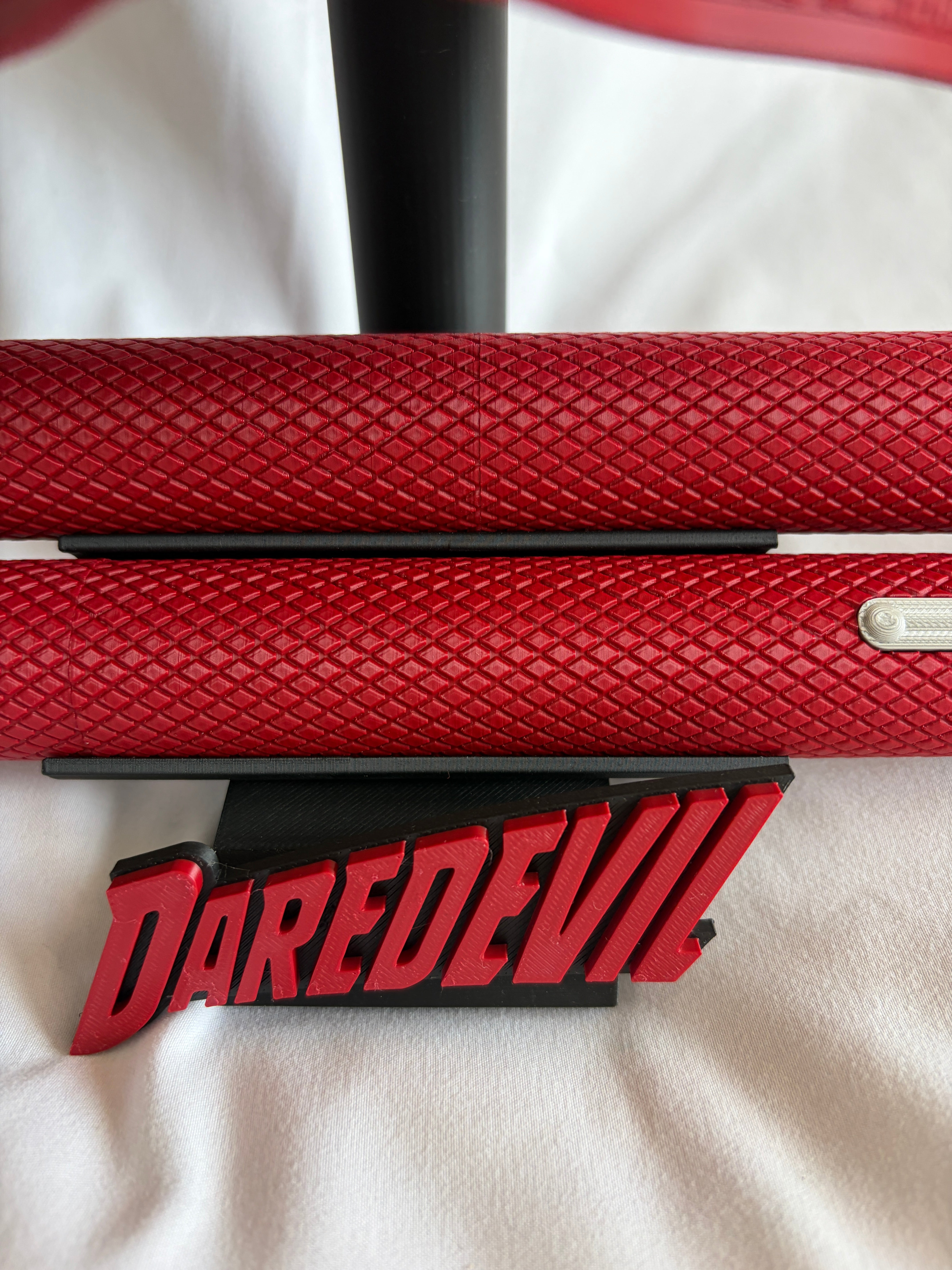 Daredevil Cowl & Billy Clubs Life Size Display 1:1 3D Printed
