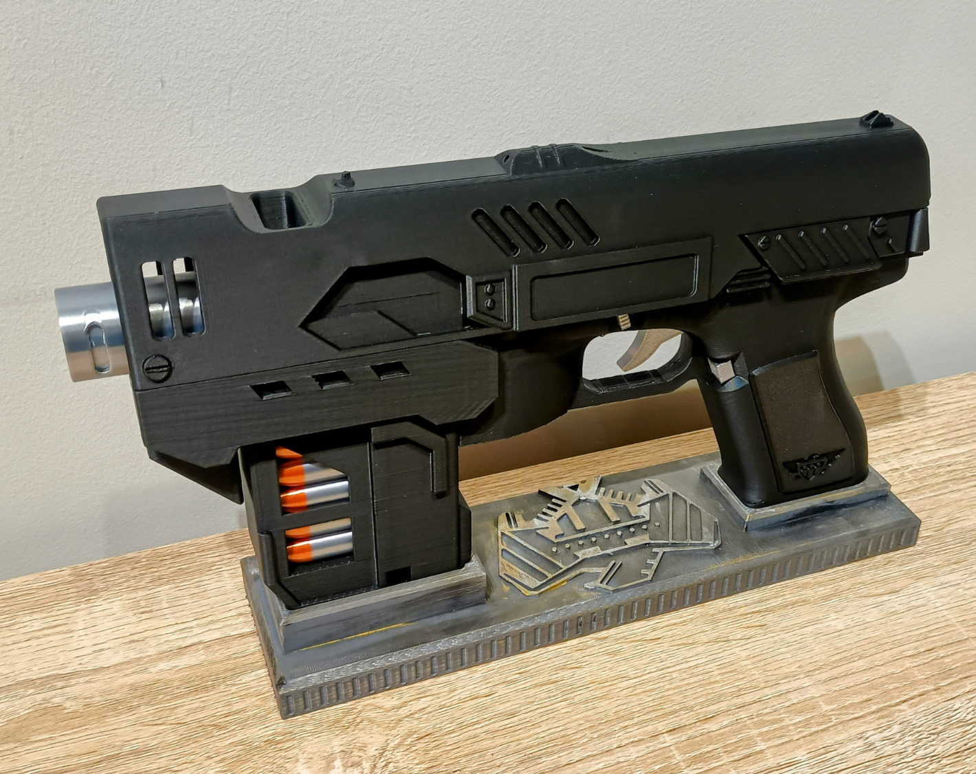 Judge Dredd Lawgiver 2012 3D Printed Cosplay Prop Replica