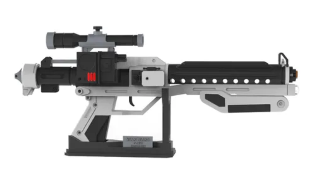First Order F-11D BLASTER RIFLE - STAR WARS Custom Print - 3D 1:1 printed model