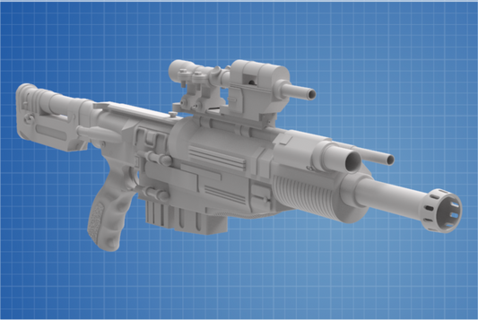 A280-CFE Rebel BLASTER RIFLE - STAR WARS Custom Print - 3D 1:1 printed model (Copy)