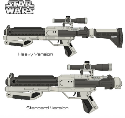Proptronix F-11D First Order Blaster Kit Only 1:1 3D Printed Star Wars Cosplay