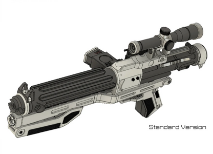 Proptronix F-11D First Order Blaster Kit Only 1:1 3D Printed Star Wars Cosplay
