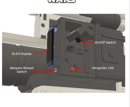 Proptronix F-11D First Order Blaster Kit Only 1:1 3D Printed Star Wars Cosplay