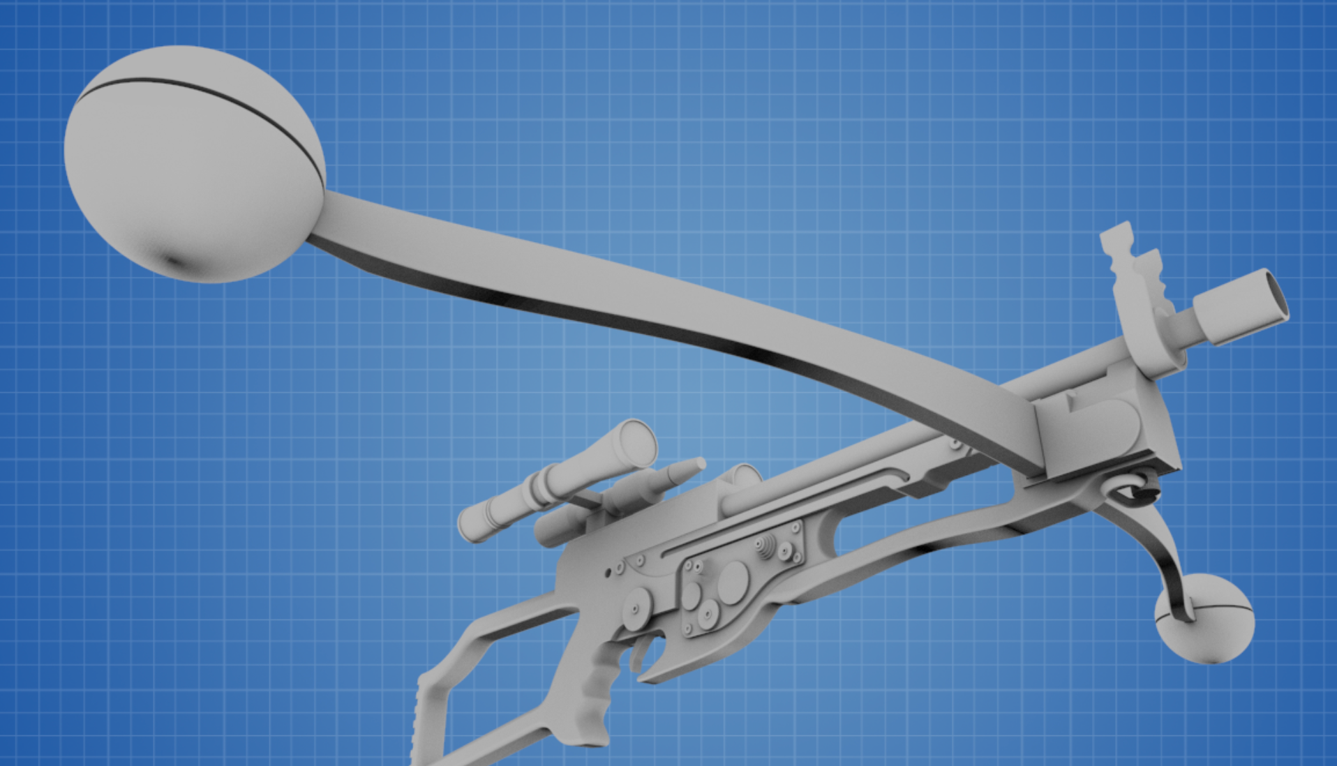 Chewbacca’s bowcaster 1:1 Scale 3D Printed Replica Prop Star Wars Cosplay