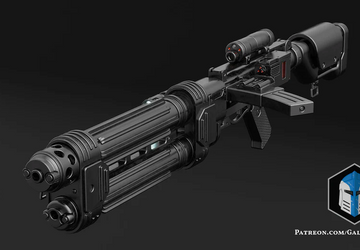 E-22 Blaster Rifle 1:1 3D Printed Prop  Star Wars Cosplay Prop Galactic Armoury