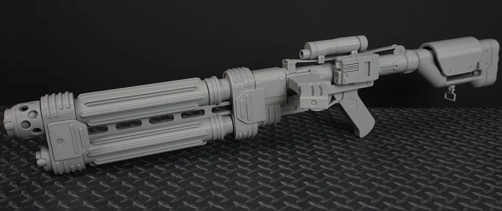 E-22 Blaster Rifle 1:1 3D Printed Prop  Star Wars Cosplay Prop Galactic Armoury