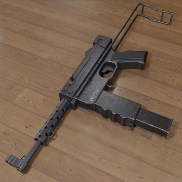 French Mat 49 SMG "Two Tone" KIT 1:1 scale 3D Prop Replica NOT Functional