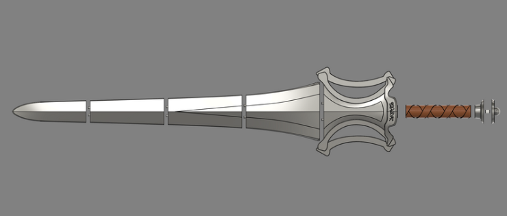 He-Man Sword Of Power Masters Of The Universe Cosplay Prop Replica KIT