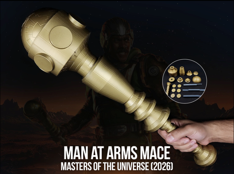 Man-At-Arms Mace Masters Of The Universe Cosplay Prop Replica KIT