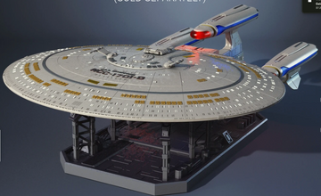 USS Enterprise NCC-1701-D "All Good Things" Dreadnought Class  / Custom Print for Allan Hilton