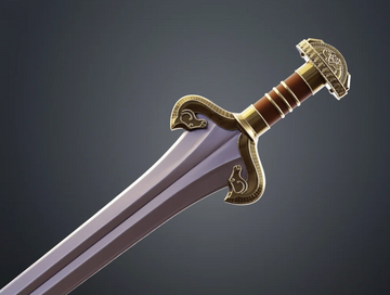 Eowyn Shieldmaiden Sword LOTR Lord OF The Rings Cosplay 1:1 Prop Unpainted