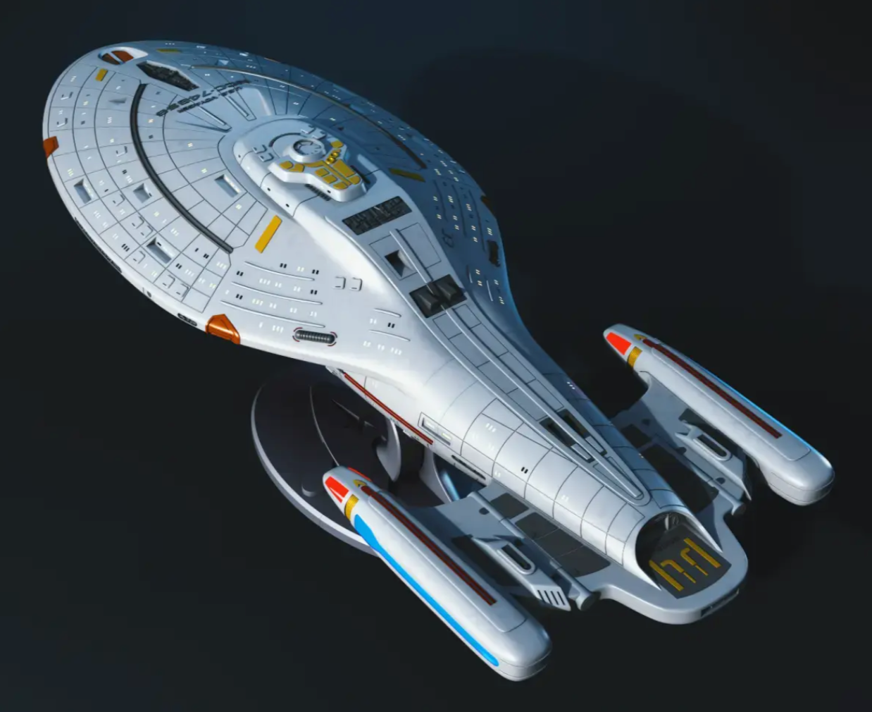 USS Voyager / Intrepid Class  / Custom Print for Allan Hilton