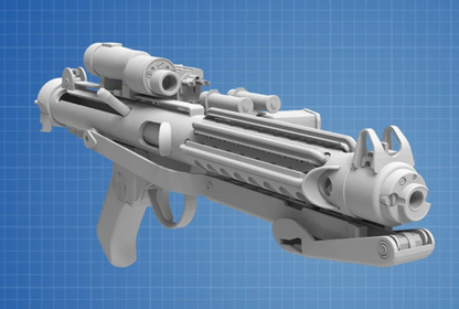 E-11 Stormtrooper Blaster 1:1 Scale 3D Printed Replica Prop Star Wars Cosplay