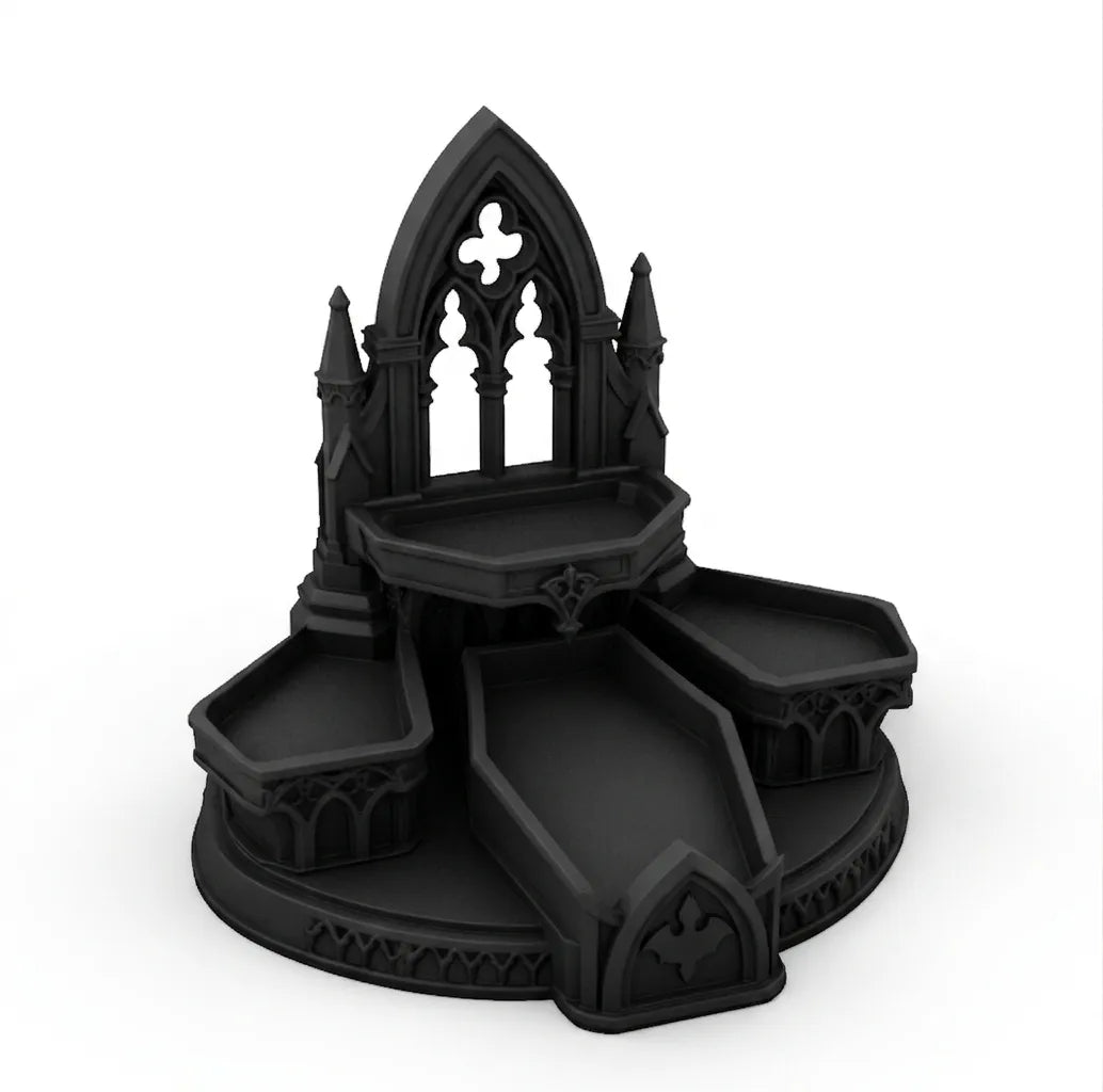 Gothic Cathedral Jewelry Coffin Organizer