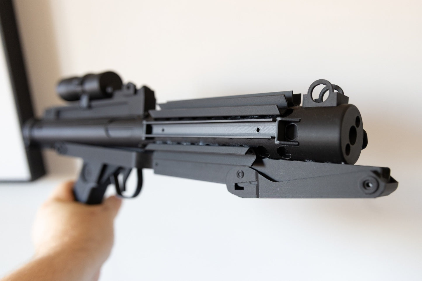 RotJ E-11 Stormtrooper Blaster Version 2  1:1 Scale 3D Printed Replica Prop Star Wars Cosplay (Copy)